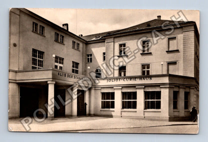 Pohlednice Riesa Elbe Klub der Stahlwerker Joliot-Curie-Haus (M40112)