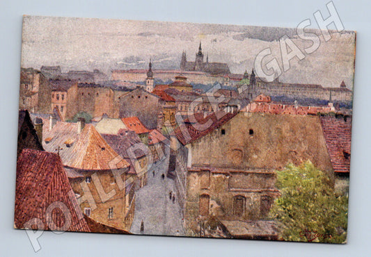 Pohlednice Praha Malá Strana V. Jansa starý motiv (M4012)