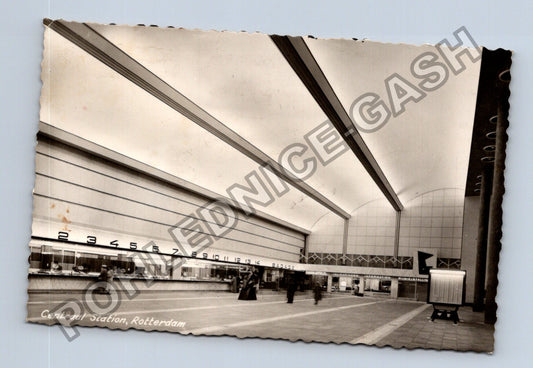 Pohlednice Holandsko Rotterdam Centraal Station 1958 (M40124)