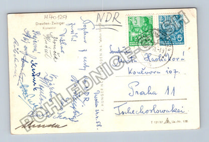 Pohlednice Německo Drážďany Zwinger Kronentor 1958 (M40129)