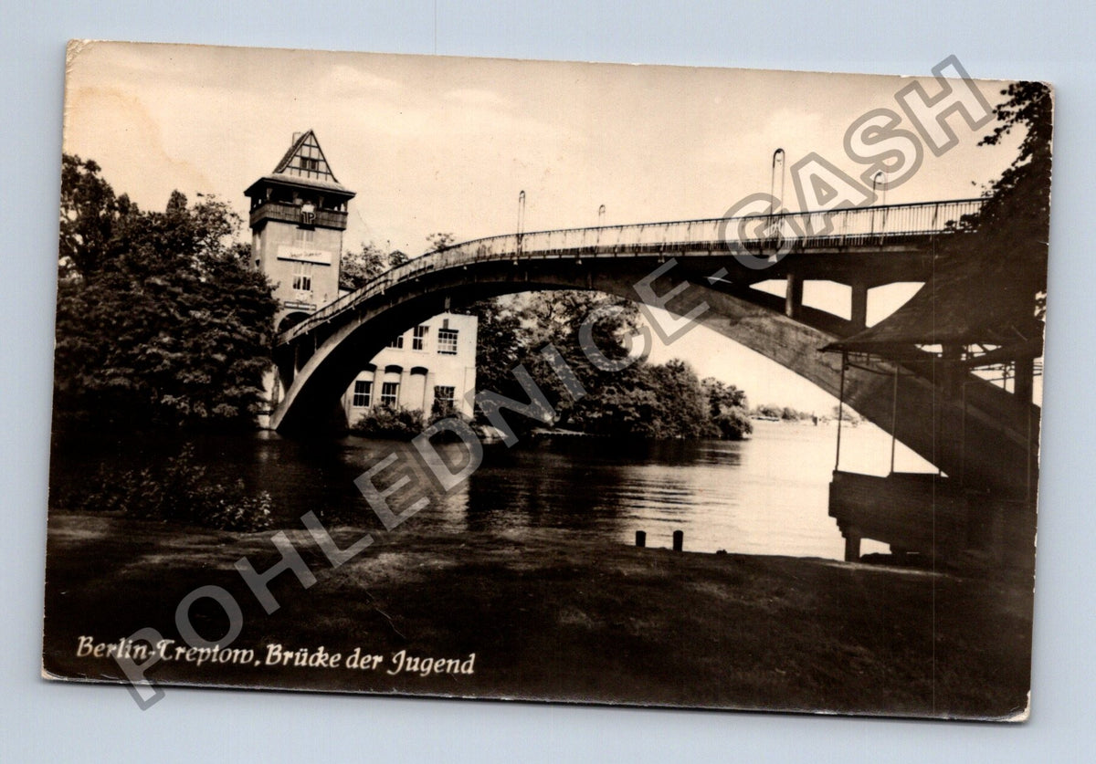 Pohlednice Německo Berlin-Treptow Brücke der Jugend 1957 (M40136)