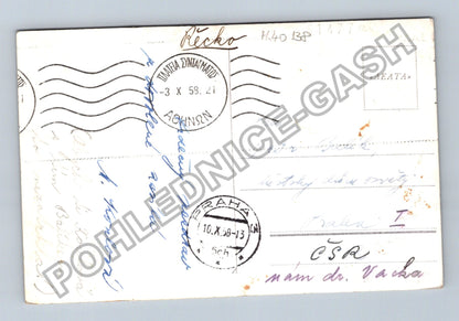 Pohlednice Řecko Athény Propylaje Akropole 1958 (M40138)