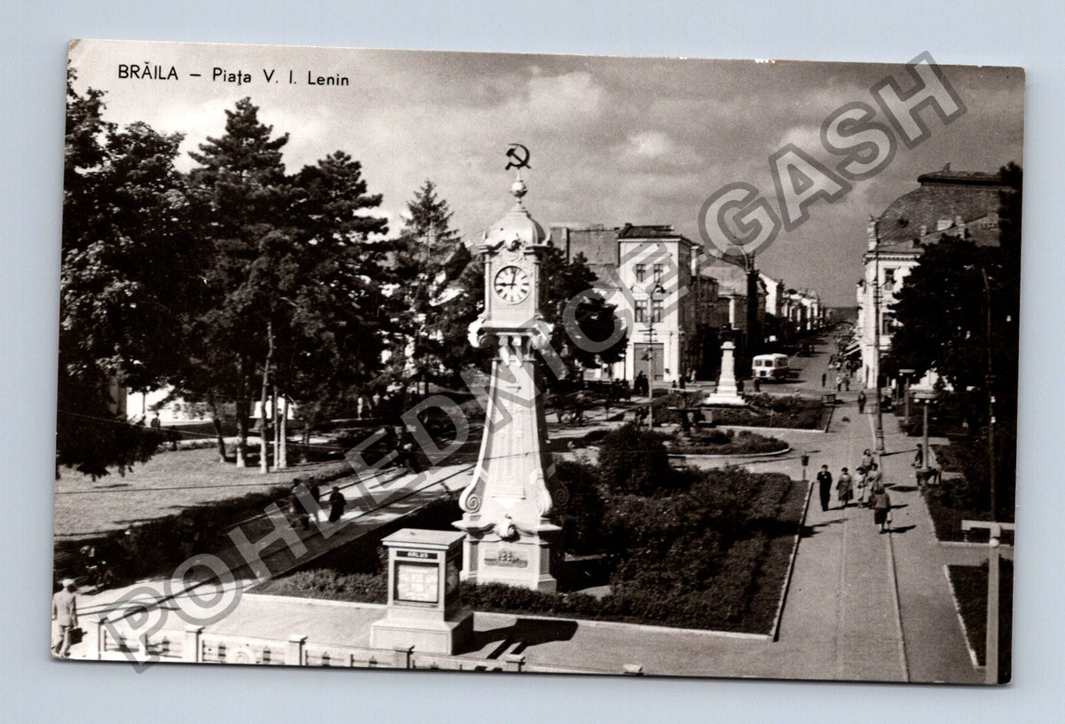 Pohlednice Rumunsko Brăila Piața V. I. Lenin (M40139)