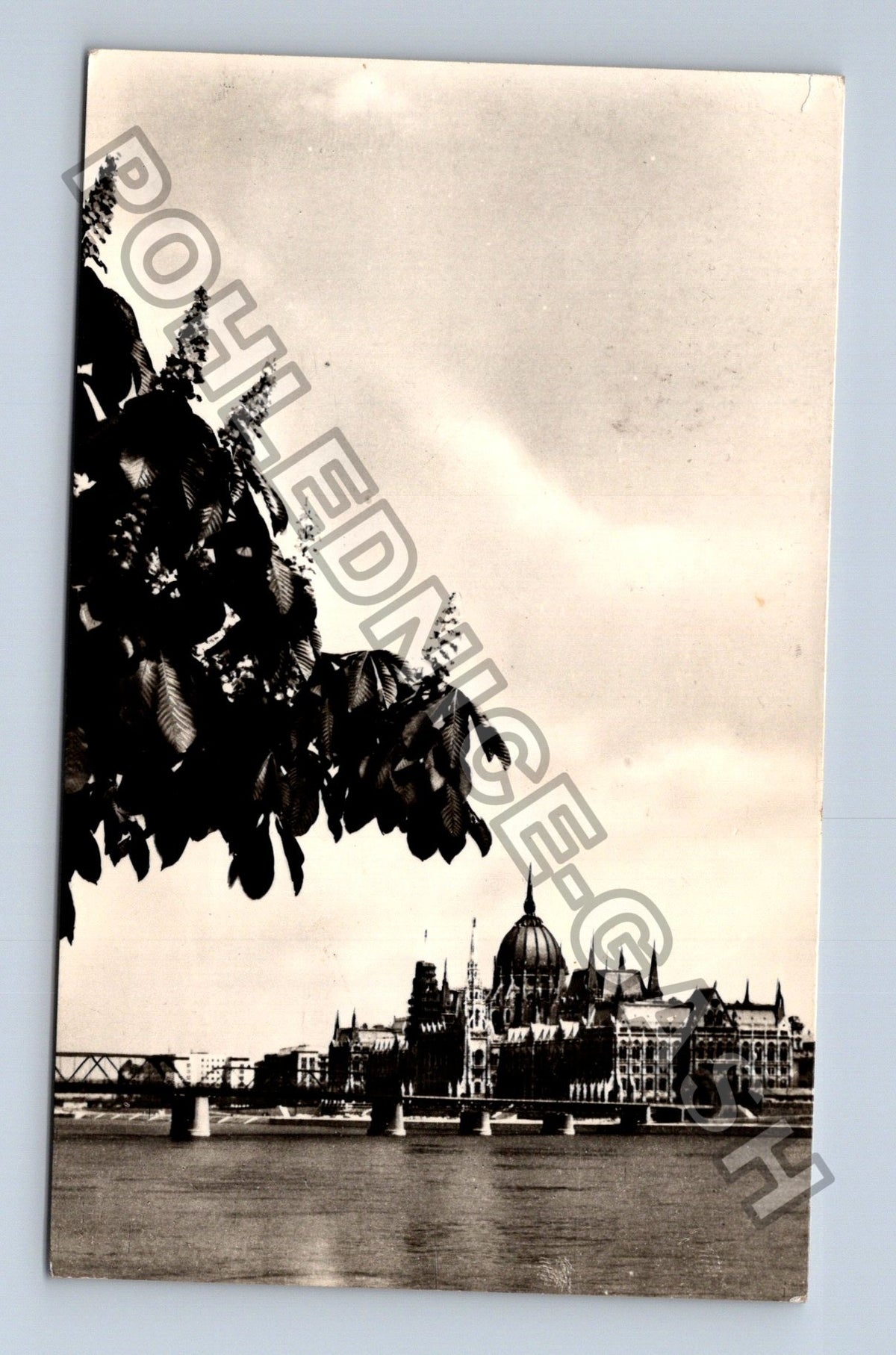 Pohlednice Budapešť Országház parlament 1957 (M40142)