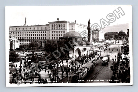 Pohlednice Bulharsko Sofie bulvár G Dimitrov 1939 (M40145)