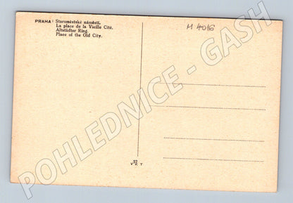 Pohlednice Praha Staroměstské náměstí historický motiv (M4016)