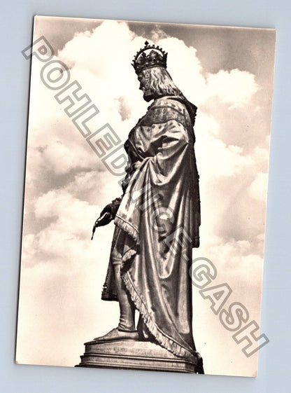 Pohlednice Praha pomník císaře Karla IV. (M40167)