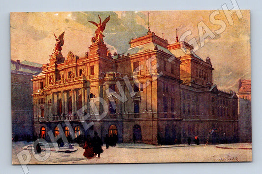 Pohlednice Praha Městské divadlo Královské Vinohrady (M4017)