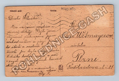 Pohlednice Mikoláš Aleš Koleda lidový motiv (M40180)