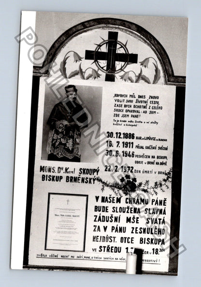 Pohlednice Mons Dr Karel Skoupý biskup brněnský (M40187)