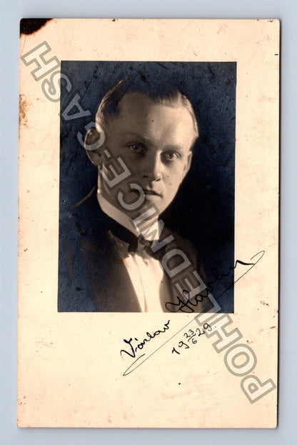 Stará fotografie Václav Havel autogram 1933 (M40189)