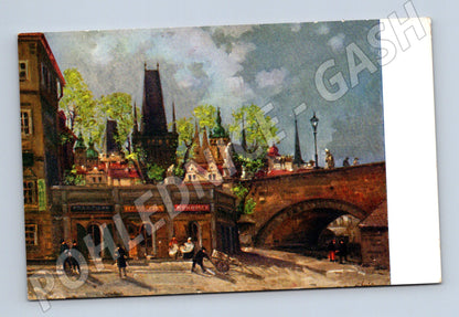 Pohlednice Praha Na Kampě Karlův most Čeněk Choděra (M4019)