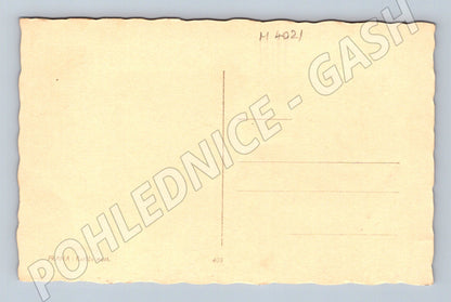 Pohlednice Praha Karlův most noční pohled (M4021)