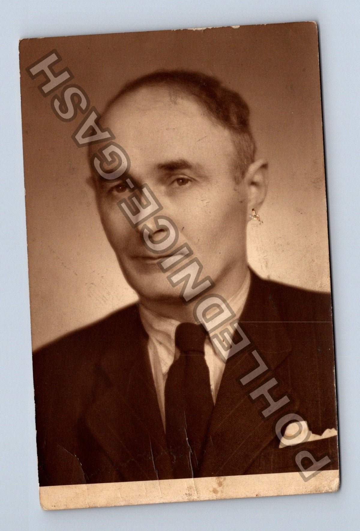 Stará fotografie Mužský portrét ateliér Sojka Praha XIV (M40213)