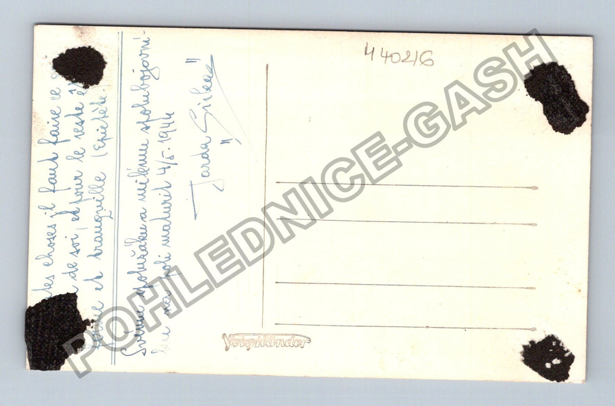 Stará fotografie Muž v obleku Langhans 1944 (M40216)