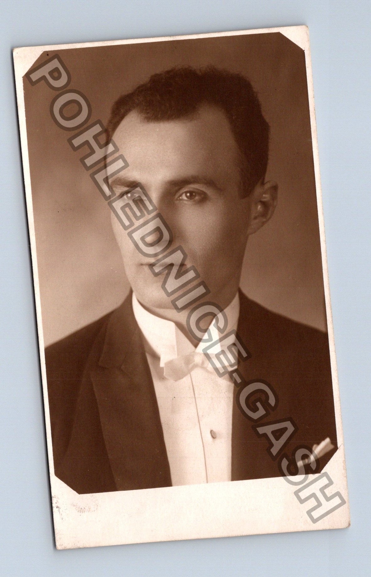 Stará fotografie Muž v obleku s motýlkem (M40235)