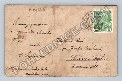 Pohlednice Velká Úpa Krkonoše žena v krojovém oděvu 1904 (M40255)