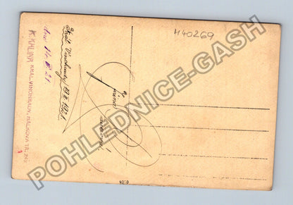 Pohlednice Žena v klobouku portrét 1921 (M40269)