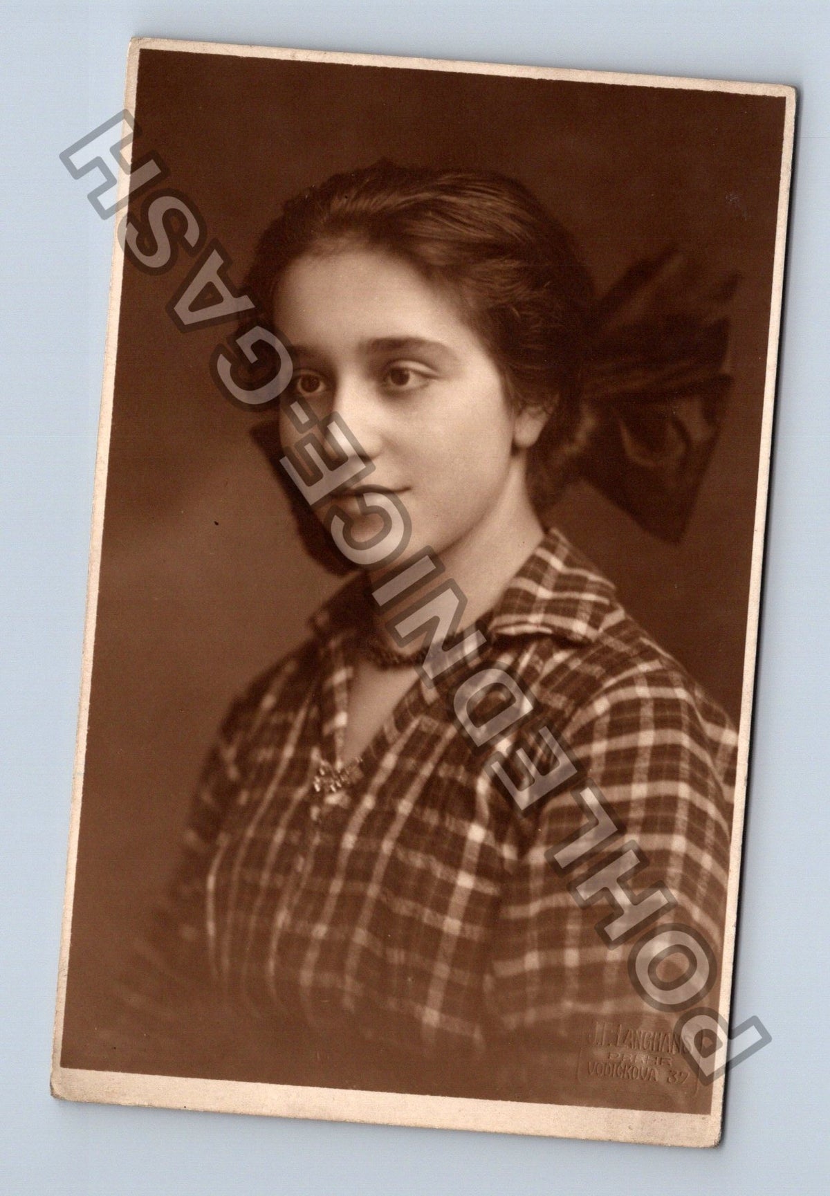 Stará fotografie Hana Braunerová Praha 1921 (M40299)