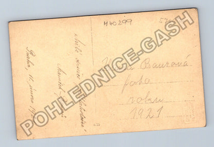 Stará fotografie Hana Braunerová Praha 1921 (M40299)