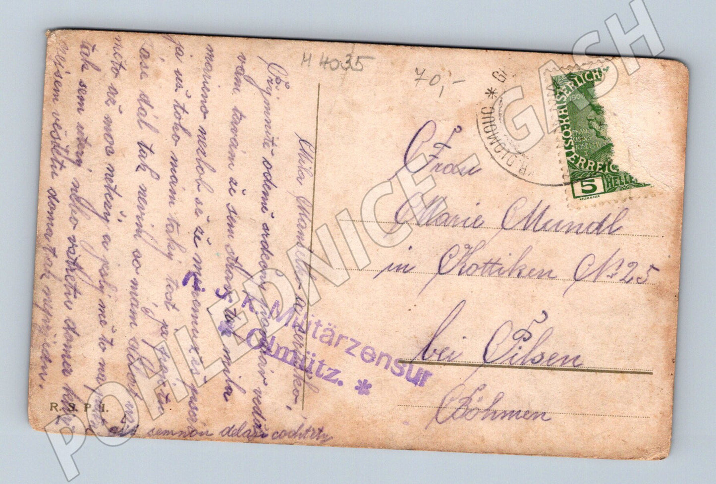 Pohlednice Praha Národní divadlo kolorovaný motiv 1908 (M4035)