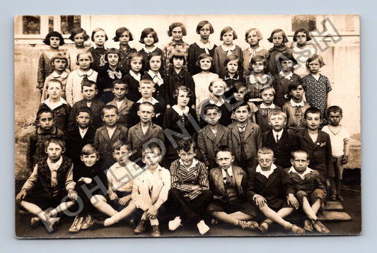 Skupinová fotografie dětí školní třídy (M40356)