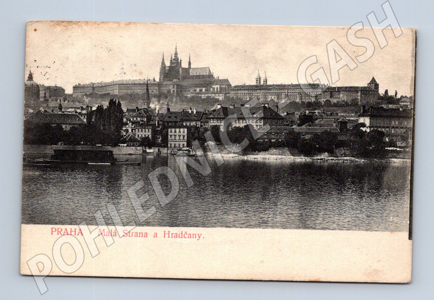 Pohlednice Praha Malá Strana a Hradčany starý motiv (M4036)