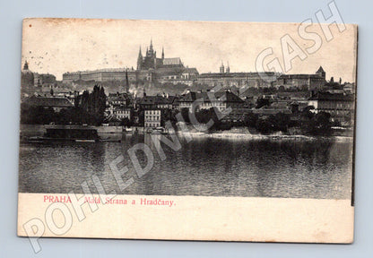 Pohlednice Praha Malá Strana a Hradčany starý motiv (M4036)