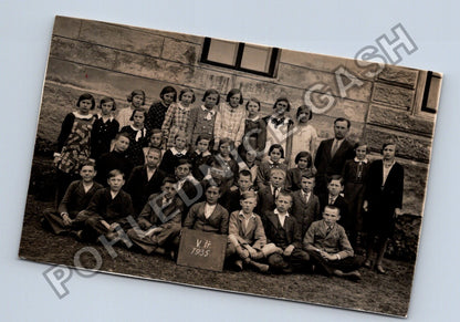 Pohlednice Školní fotografie třída V. 1935 (M40374)
