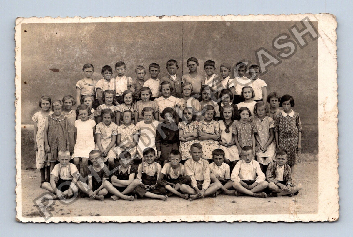skupinová fotografie školní třída (M40381)