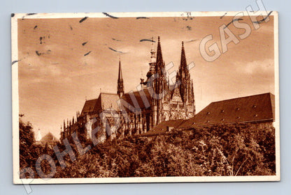 Pohlednice Praha Chrám sv. Víta starý motiv (M4040)