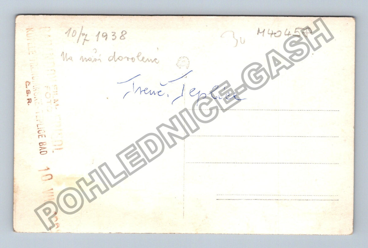 Stará fotografie Teplice 1938 (M40458)