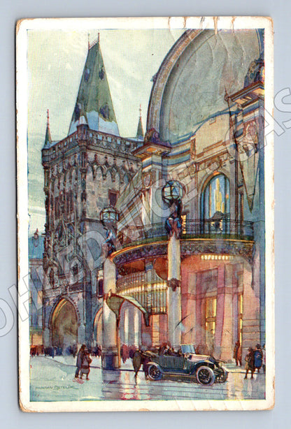 Pohlednice Praha Obecní dům starý motiv (M4049)