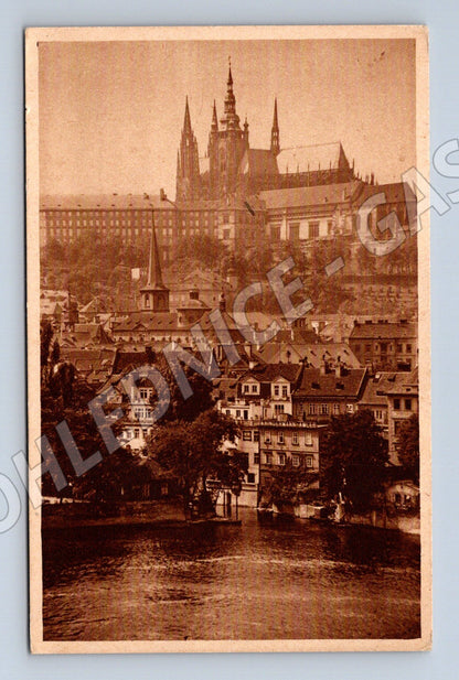 Pohlednice Pražský hrad a Hradčany starý motiv (M4050)