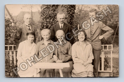 Pohlednice Rodinná fotografie Horšice 1928 (M40522)