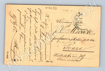 Pohlednice Praha Most Františka Josefa Belveder (M4053)