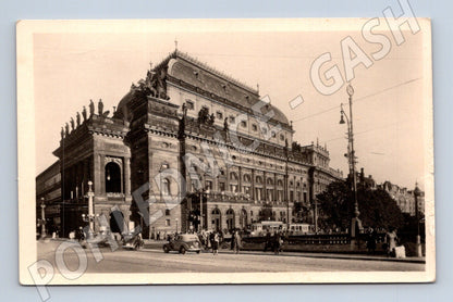 Pohlednice Praha Národní divadlo historický Orbis (M4055)
