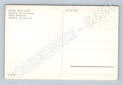 Pohlednice Praha celkový pohled historický motiv (M4061)