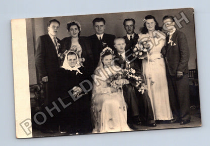 Svatební fotografie skupina lidí (M40613)