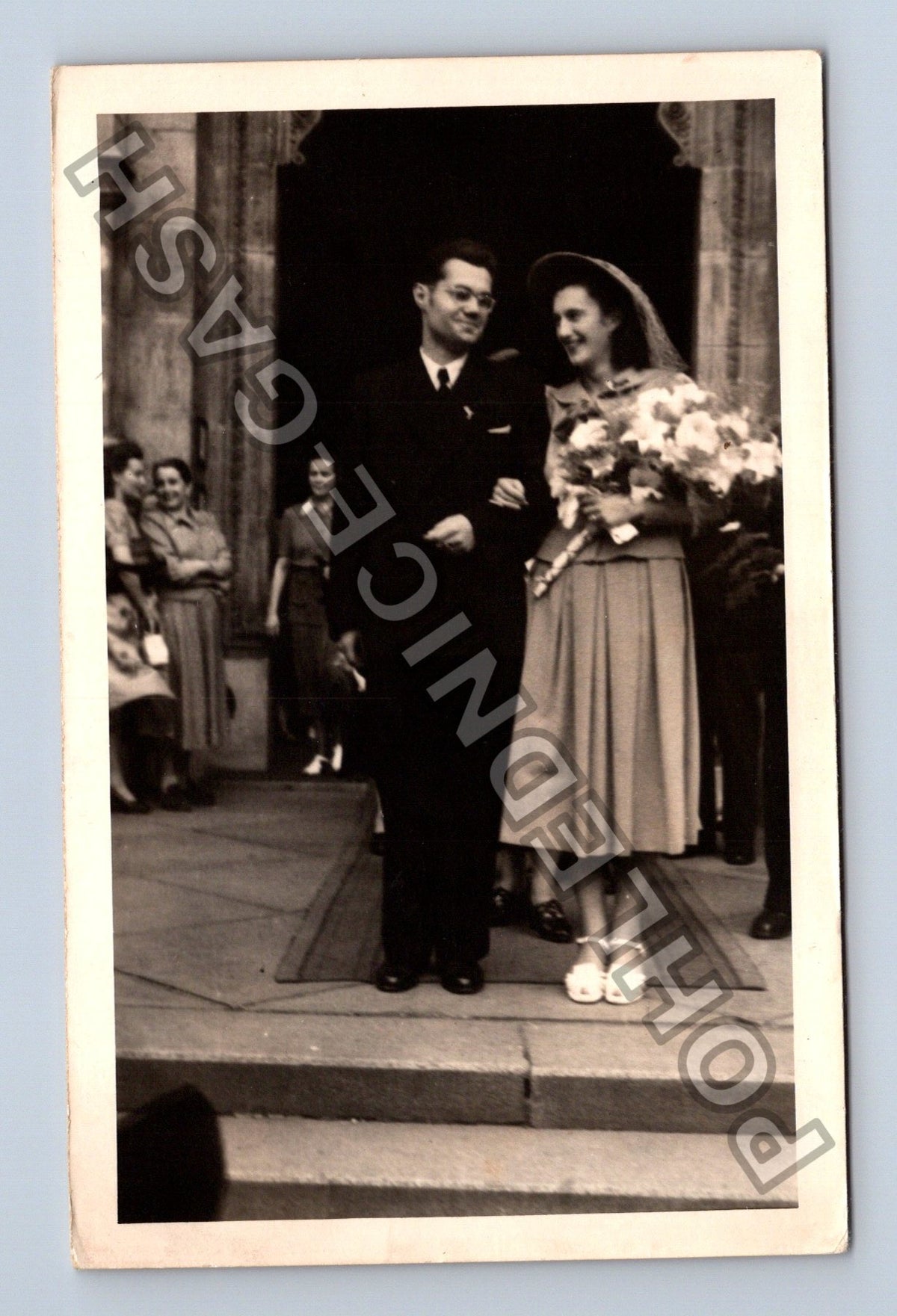 Svatební pár ateliérová fotografie (M40639)
