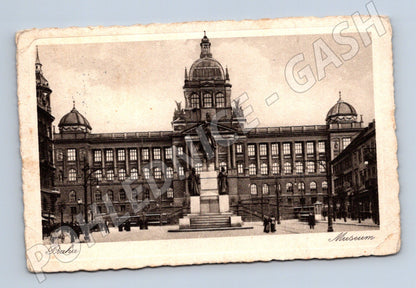 Pohlednice Praha Národní muzeum 1929 Československo (M4064)