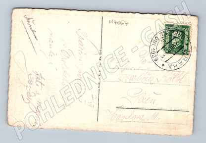 Pohlednice Praha Národní muzeum 1929 Československo (M4064)