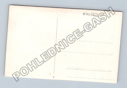 Pohlednice náhrobek ve tvaru otevřené knihy hřbitov (M40662)