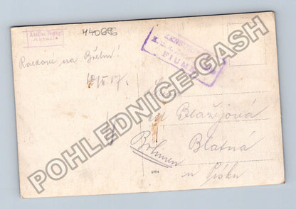 Pohlednice Rackové na břehu moře Opatija 1915 (M40686)