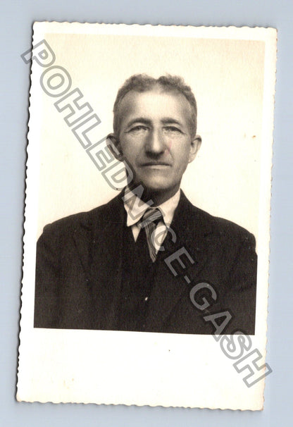 Stará fotografie Jaroslav Křesťan majitel mlýna v Hranicích (M40688)