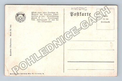 Pohlednice Německo venkovský život rodina v interiéru (M40696)