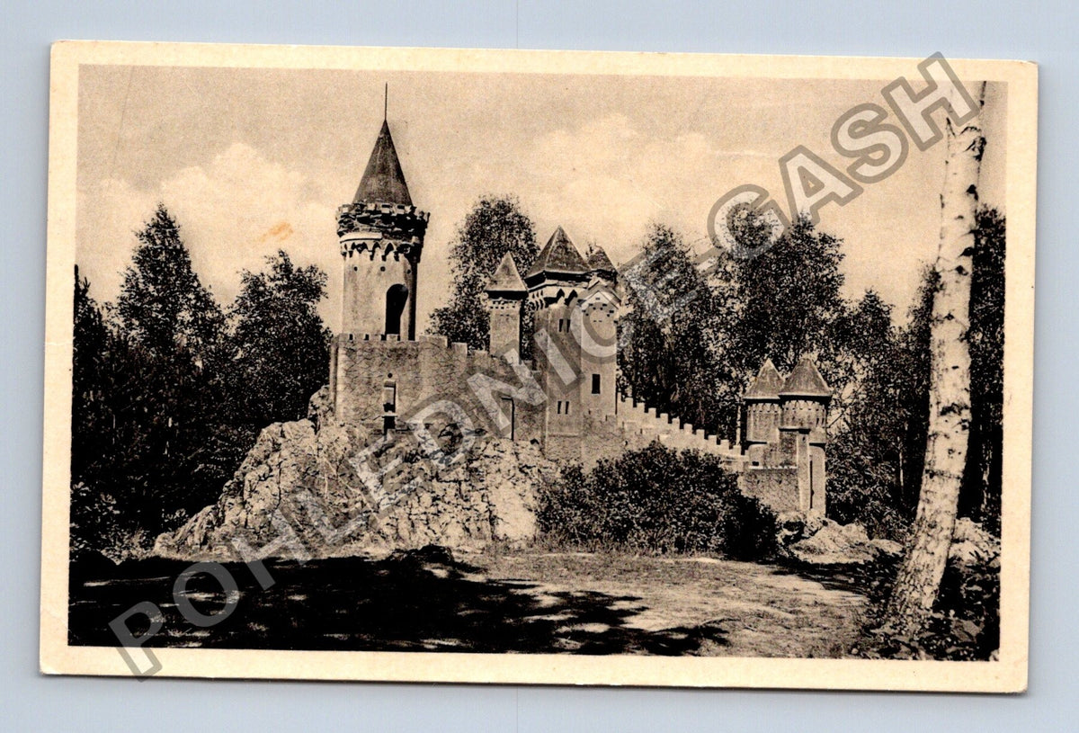 Pohlednice Slatiňany Kočičí hrádek 1954 (M40716)