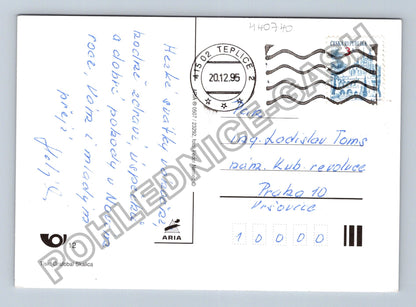 Pohlednice Šťastné a veselé Vánoce vánoční motiv (M40740)