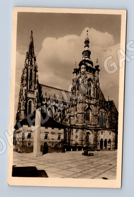 Pohlednice Praha Chrám sv Víta motiv 1959 (M4075)