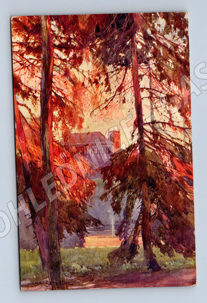 Pohlednice Praha Lustschloss Baumgarten Šetelík (M4077)